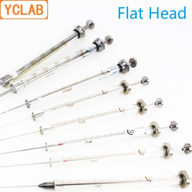 Lab Pipette Tip - YCLAB Micro Injector 0.5/1/2/5/10/25/50/100/250/500/1000uL Glass Syringe