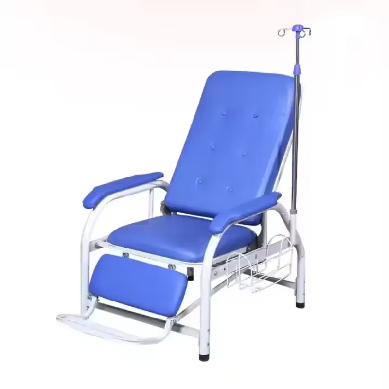 Iv Infusion Pole - Hospital Comfortable Medical Manual Folding Blood
