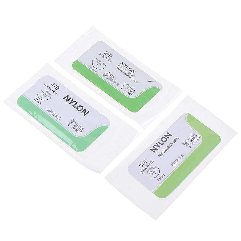 Nylon Surgical Suture Kit 12PC - Medical Lab Kit ulasan dan harga