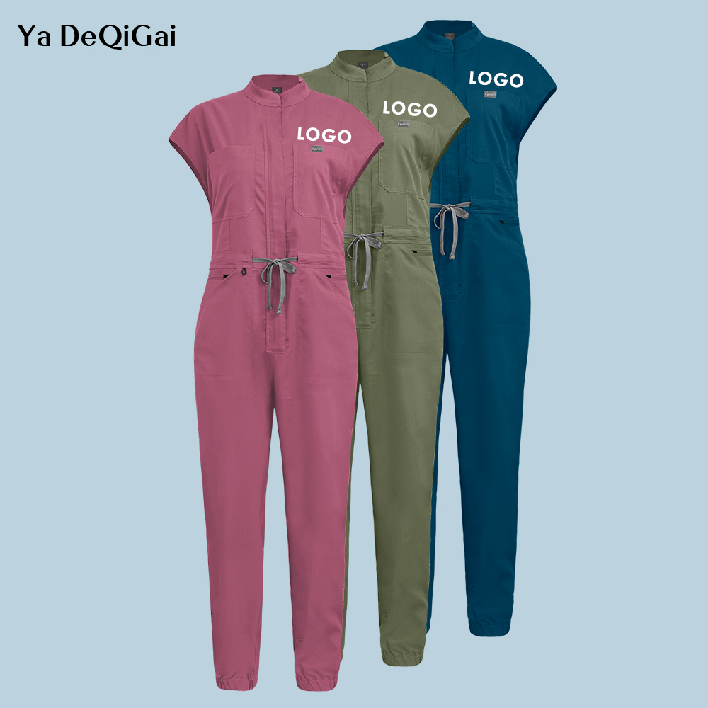 New Medical Scrubs Jumpsuits S - Medical Lab Logo ulasan dan harga