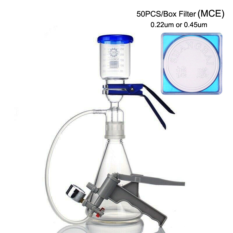 Lab Medical Glass Vacuum Filtr - Medical Lab Kit ulasan dan harga