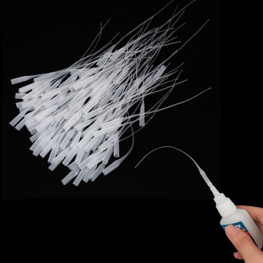 100pcs Glue Micro-Tips Plastic - Lab Pipette Tip ulasan dan harga