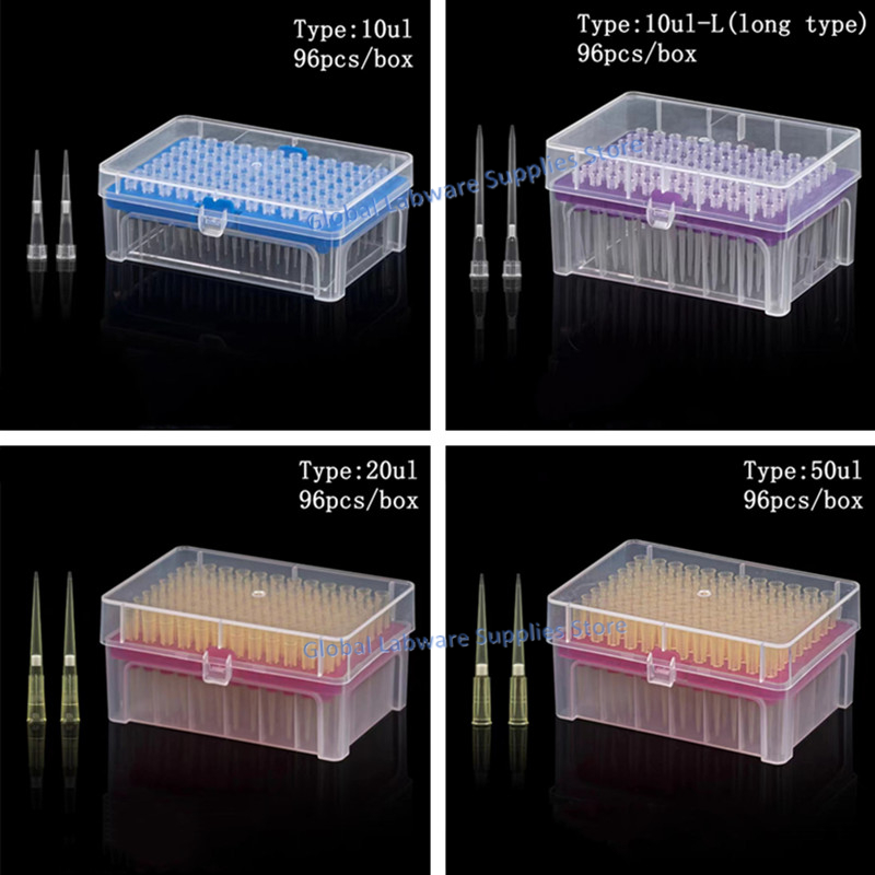 1Set Lab 10ul/10ul-L/20ul/50ul - Lab Pipette Tip ulasan dan harga