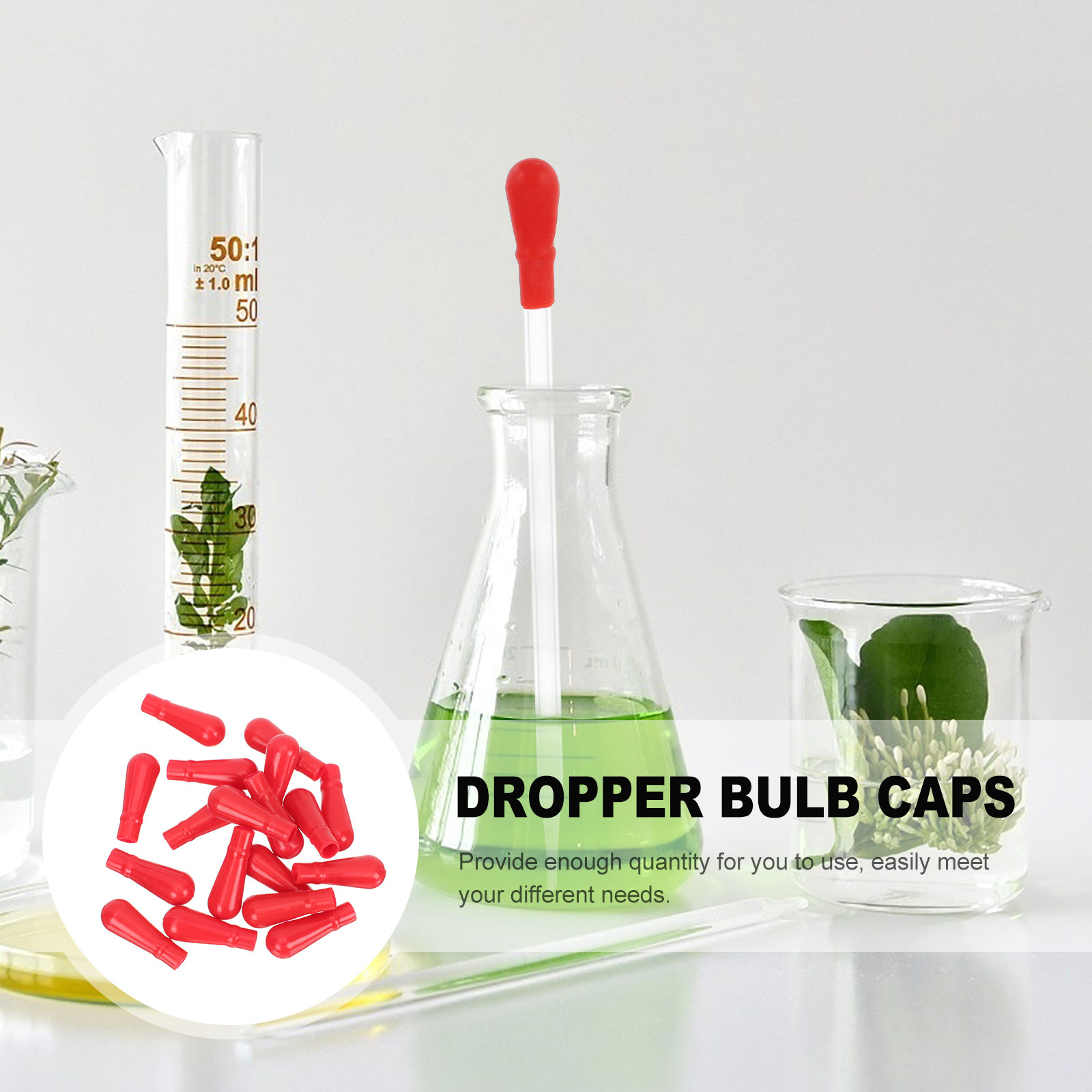 50pcs Glass Rubber Bulb For La - Lab Pipette Tip ulasan dan harga